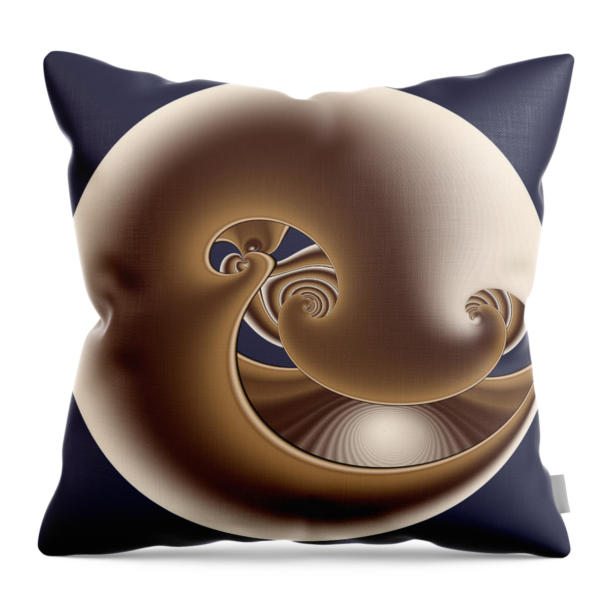 Vic Eberly Throw Pillow featuring the digital art Inside Story 6 - All Smiles by Vic Eberly