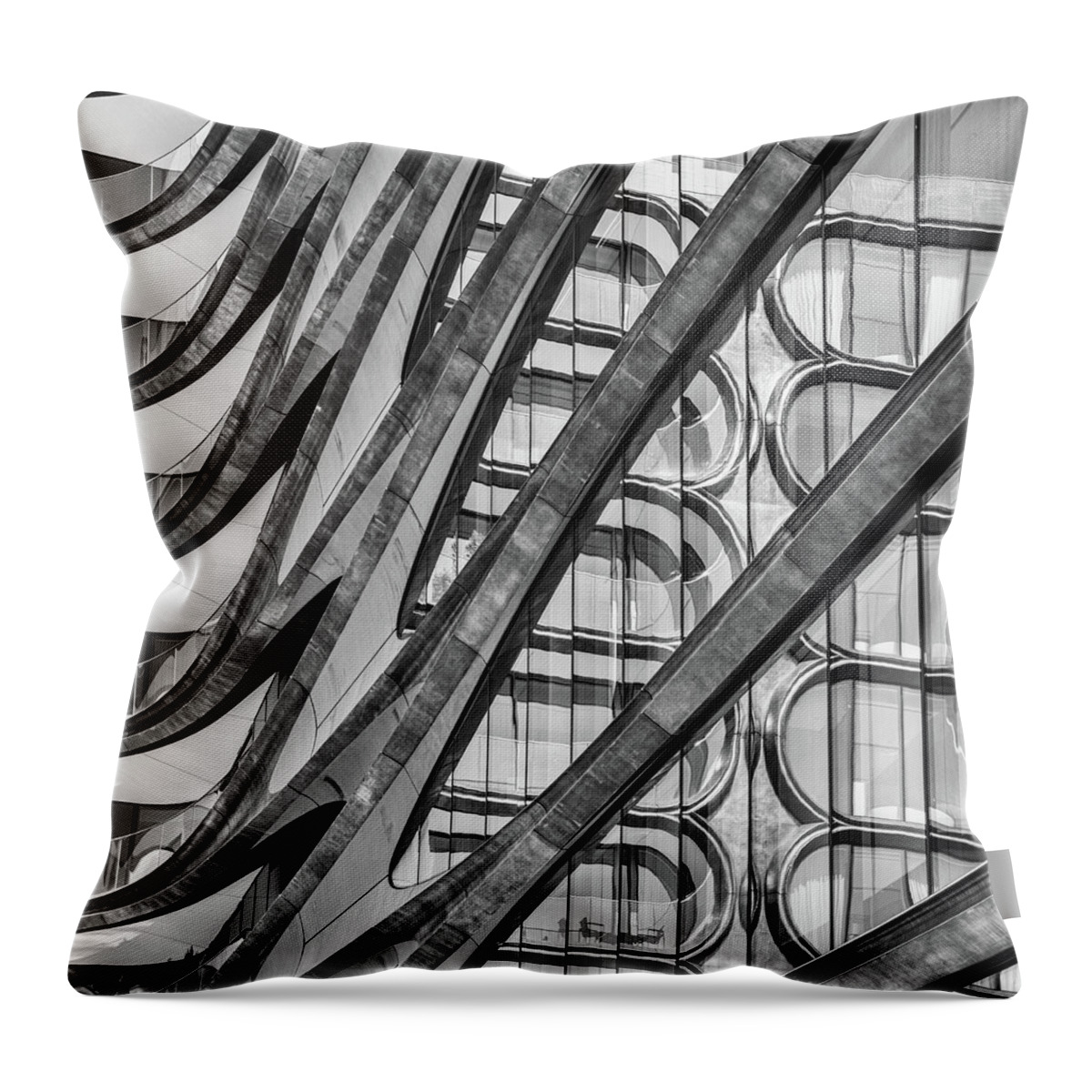 Abstract Throw Pillow featuring the photograph It Is Complicated by Elvira Peretsman