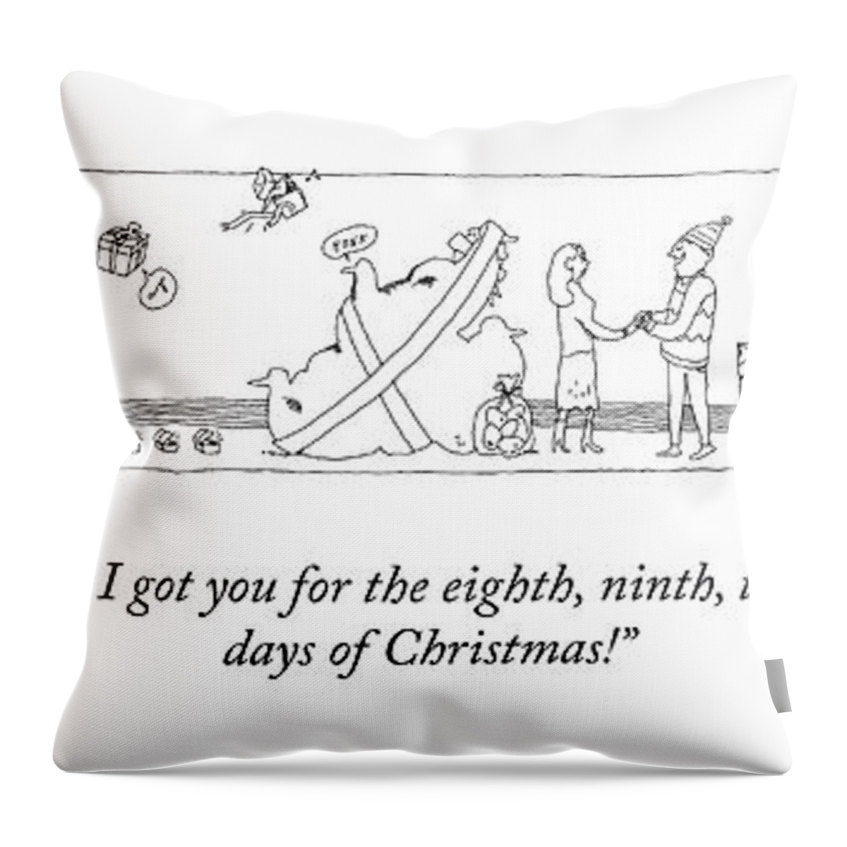 Just Wait Till You See What I Got You Throw Pillow