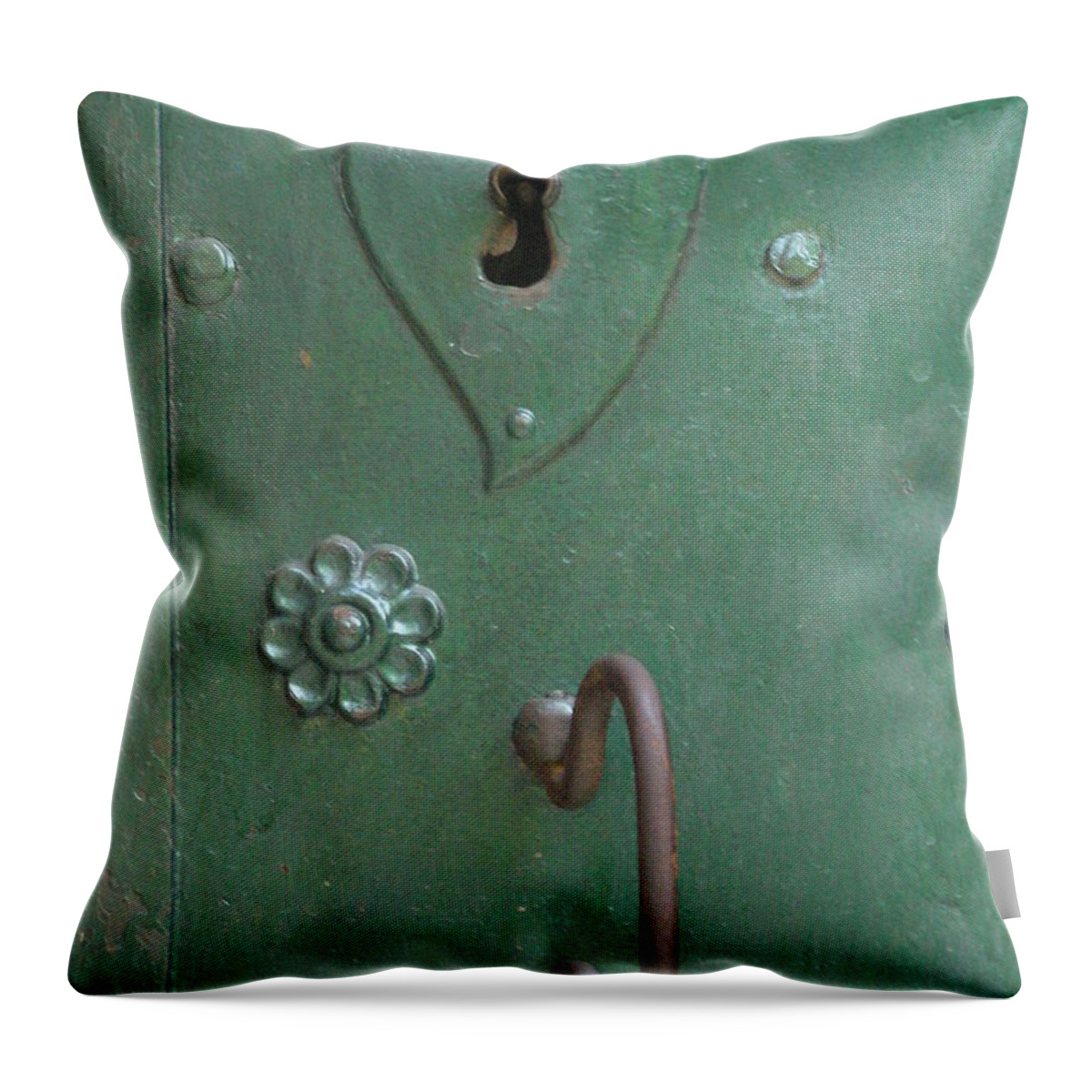  Throw Pillow featuring the photograph KalwariaHeart by Mary Kobet