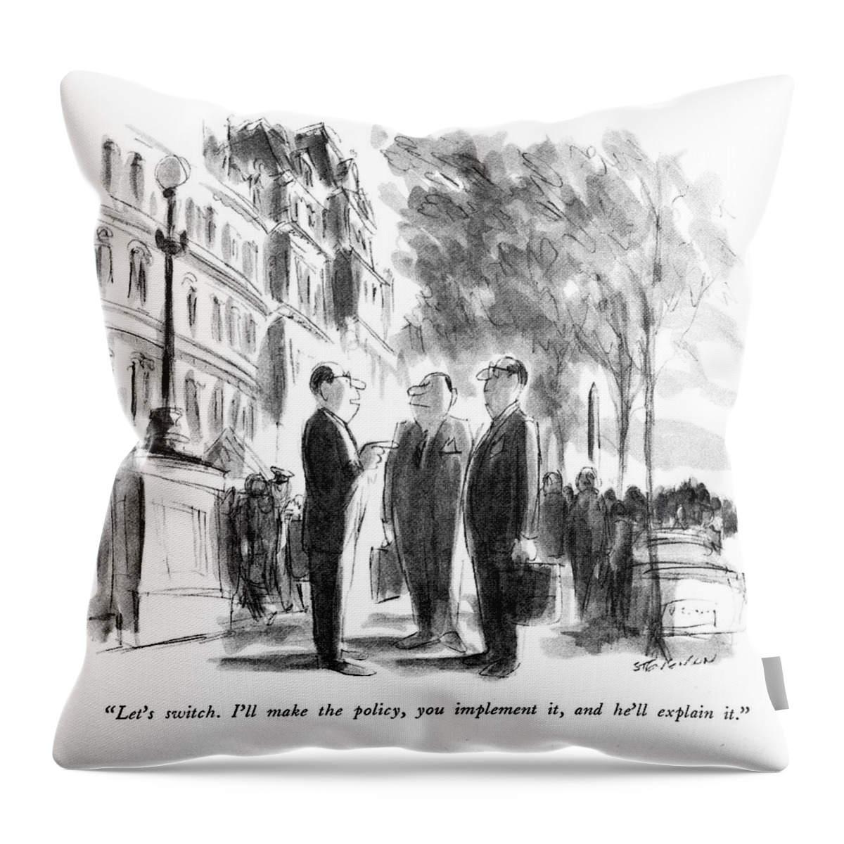 Let's Switch Throw Pillow