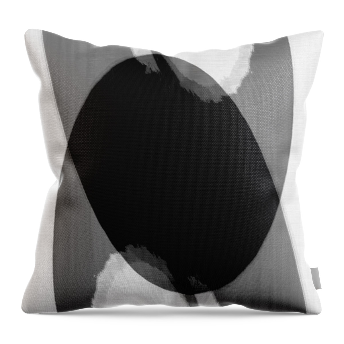Abstract Throw Pillow featuring the painting Like Minds Meeting by Rafael Salazar