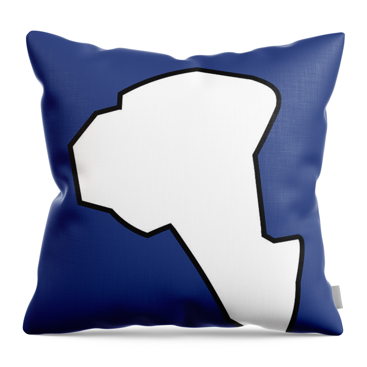 Lilly Throw Pillow featuring the digital art Lilly by Fatline Graphic Art