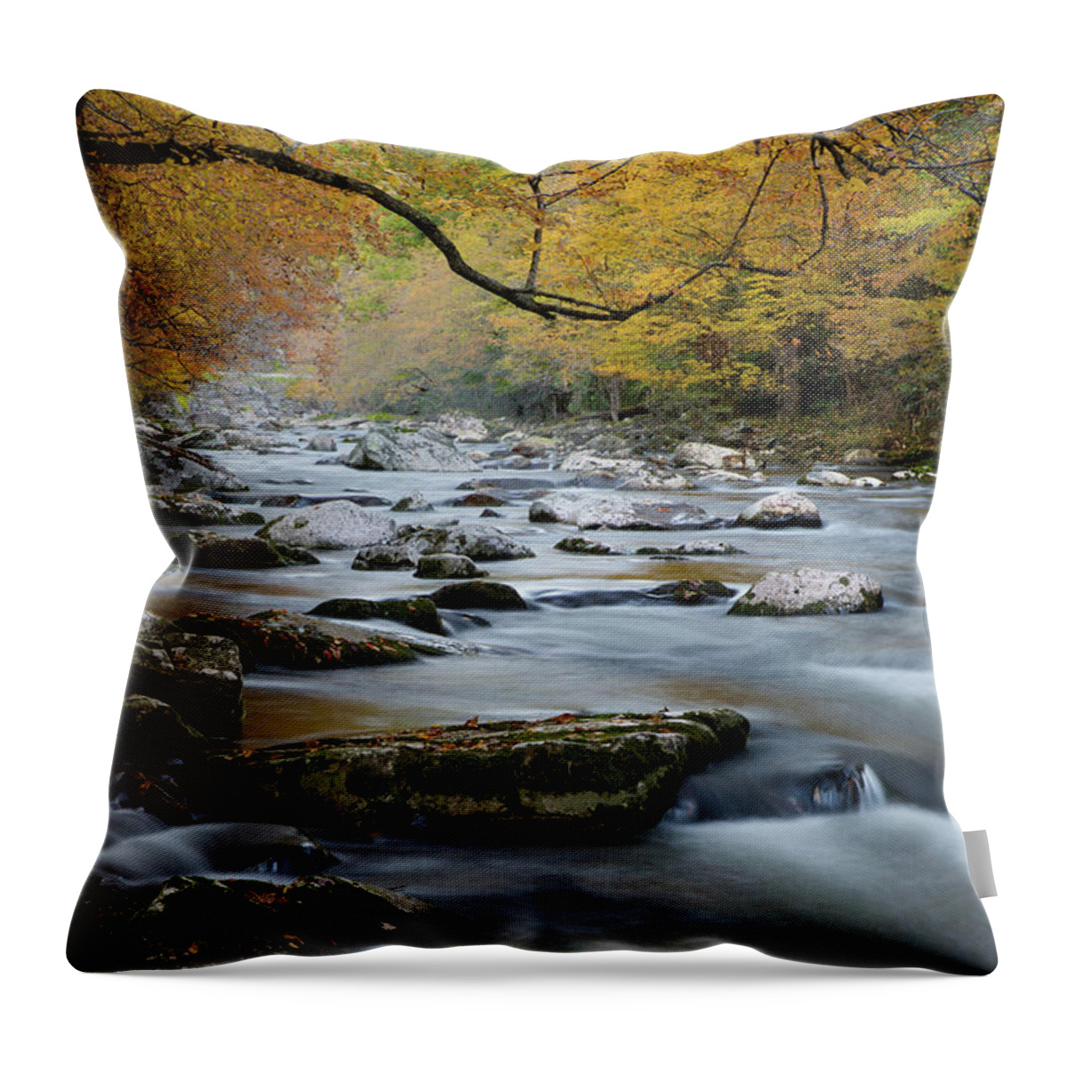 Nunweiler Throw Pillow featuring the photograph Little River 2 by Nunweiler Photography
