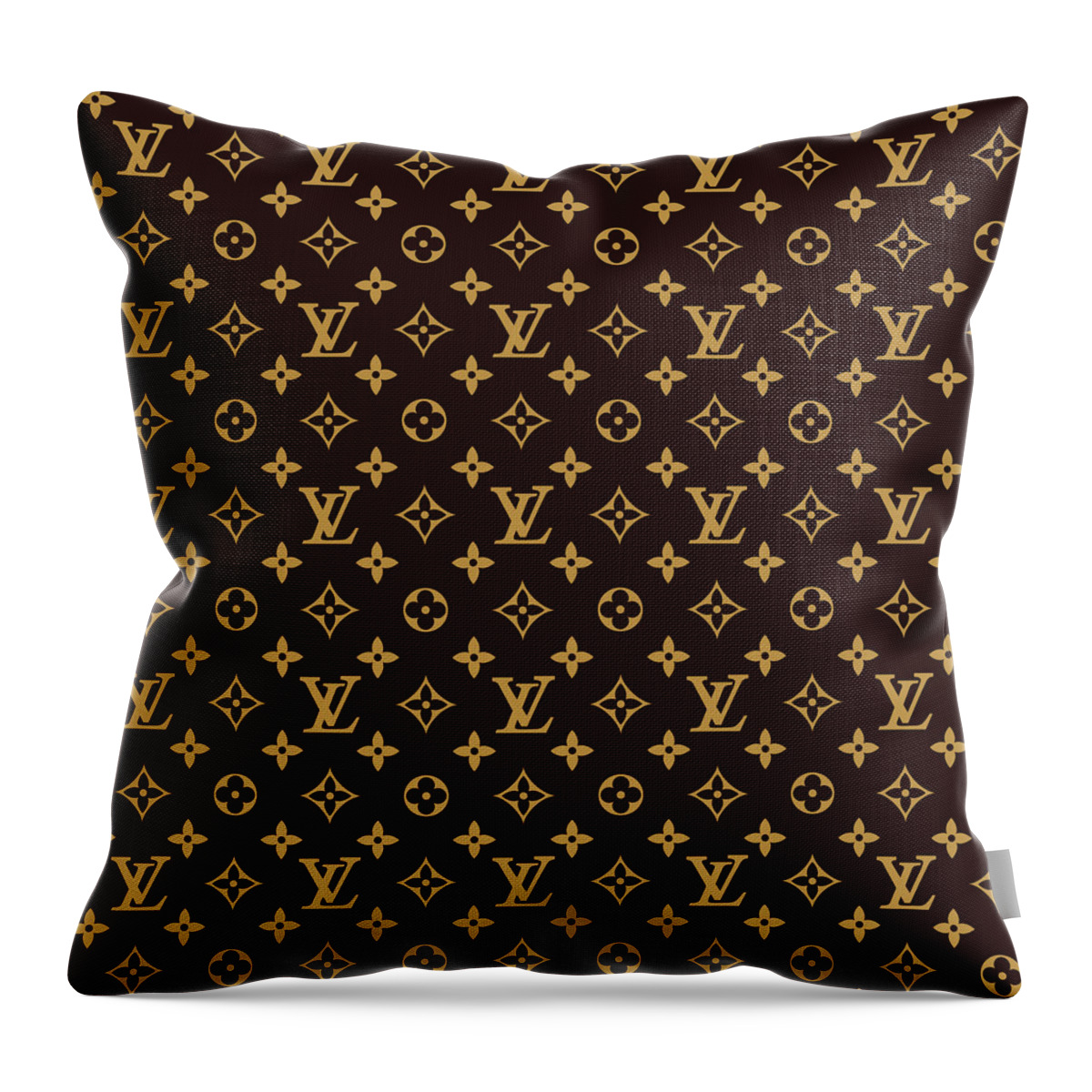 Louis Vuitton Pattern Large Throw Pillow for Sale by Daniel Hagerman