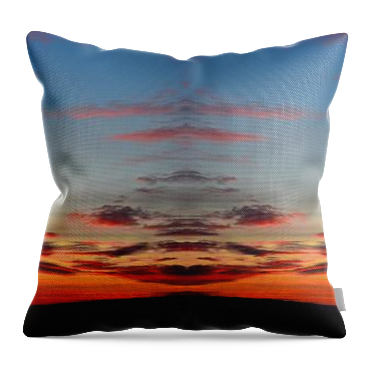 Nature Throw Pillow featuring the photograph Love Between Earth And Sky 2 by Leonida Arte