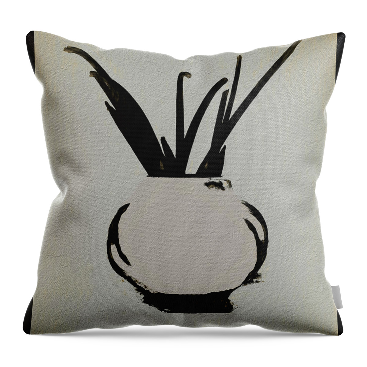 Mangrove Throw Pillow featuring the painting Mangrove by Kandy Hurley