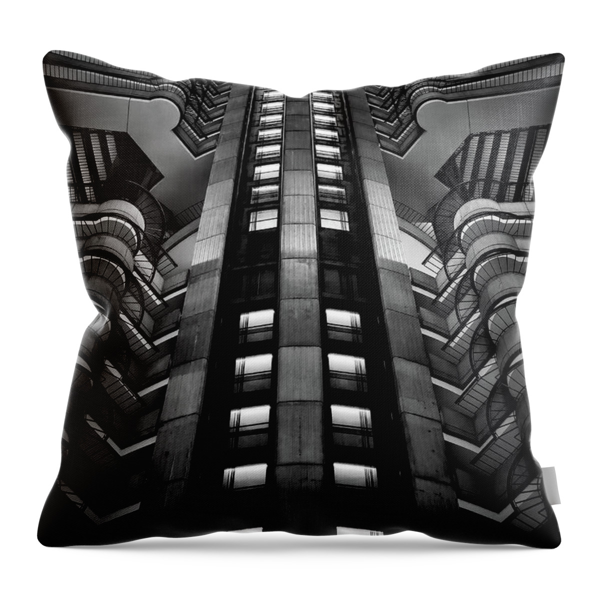 Marriott Marquis Throw Pillow featuring the photograph Marriott Marquis by Doug Sturgess