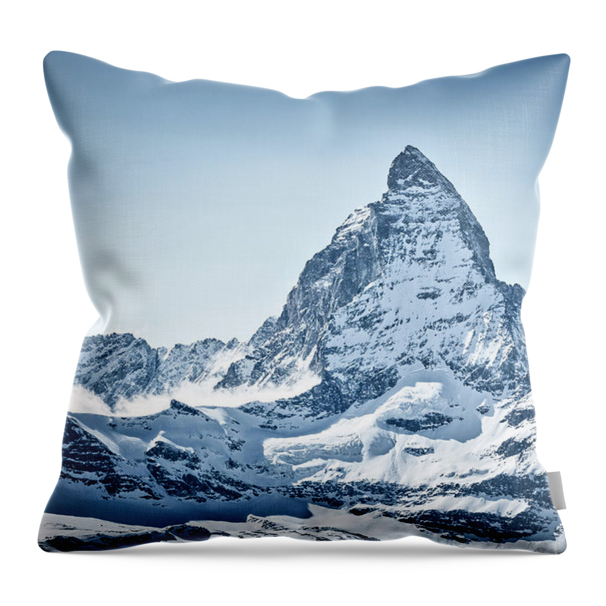 Resolution Throw Pillow featuring the photograph Matterhorn by Rick Deacon