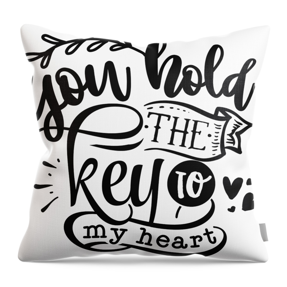 Mom You Hold The Key To My Heart Quote Mom Gift for Mommy And Me Gag Joke  Throw Pillow by Funny Gift Ideas - Pixels