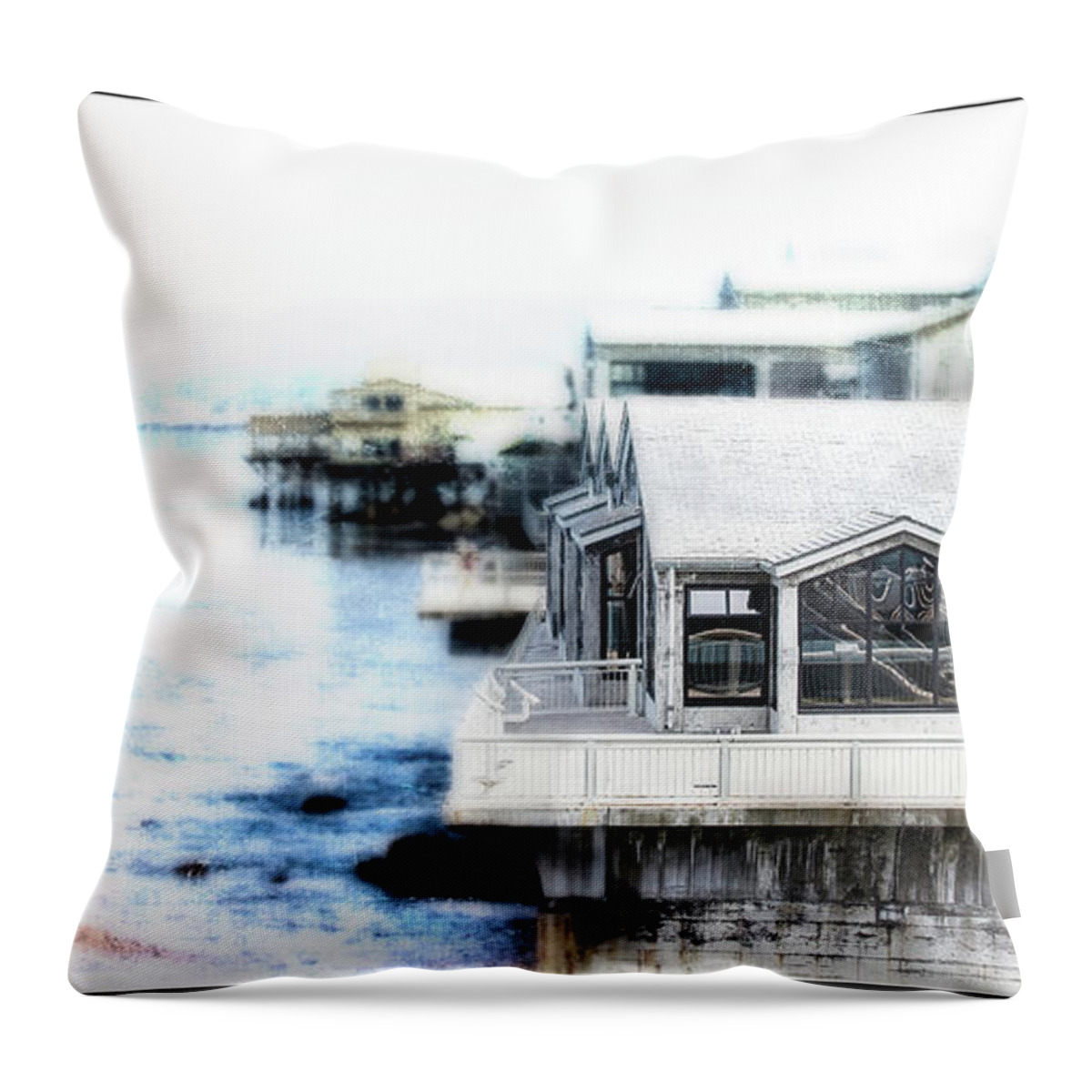  Fine Art Photography Throw Pillow featuring the photograph Monterey, CA by John Strong