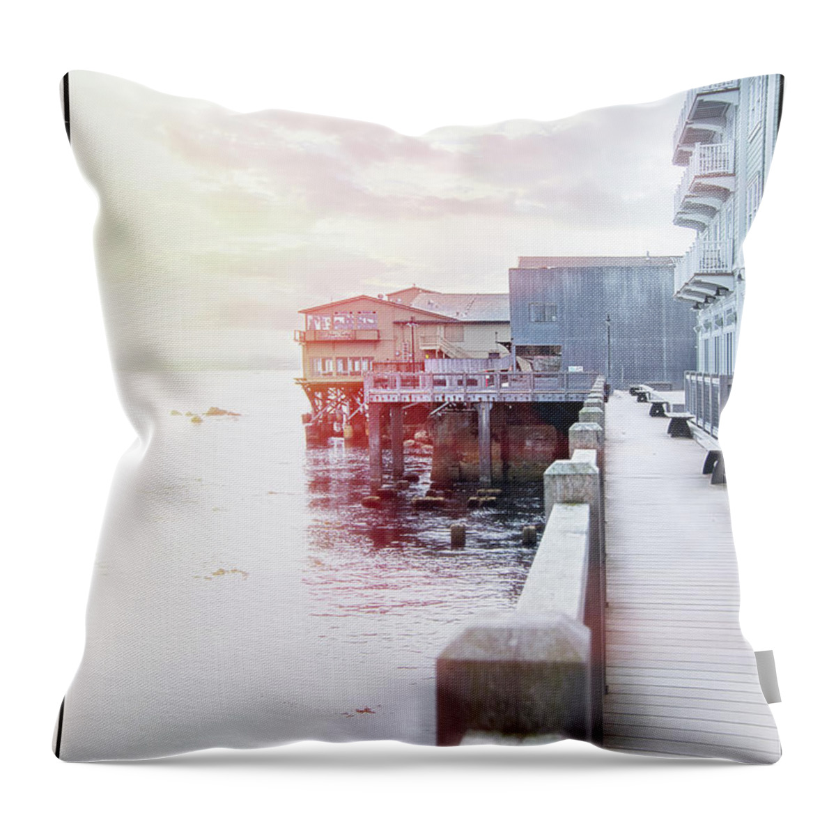 Fine Art Photography Throw Pillow featuring the photograph Monterey, California #3 by John Strong