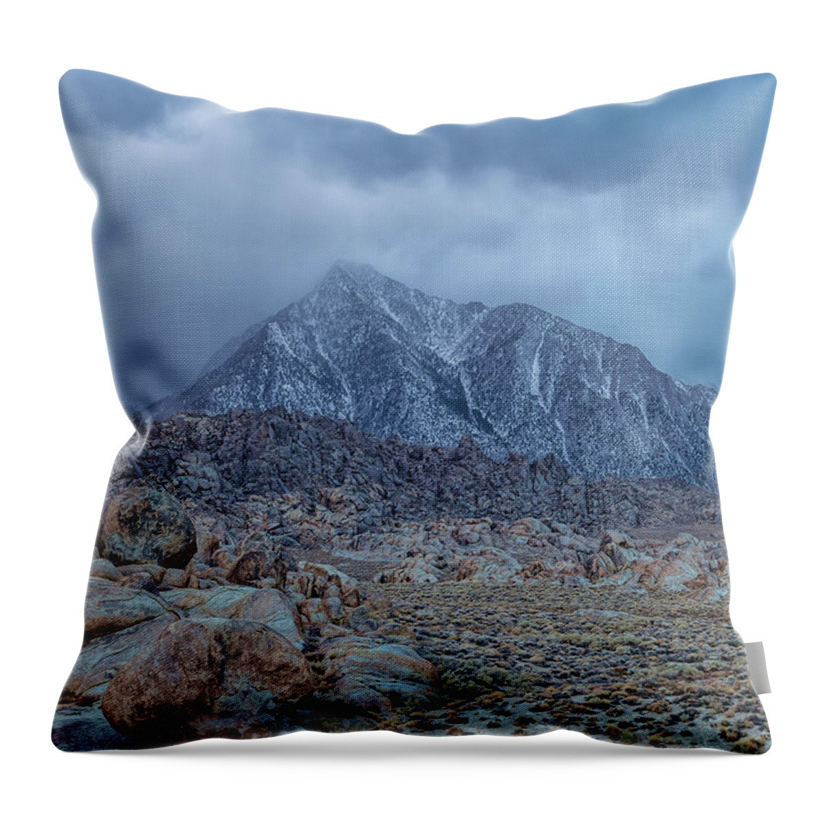 Landscape Throw Pillow featuring the photograph Mysterious by Jonathan Nguyen