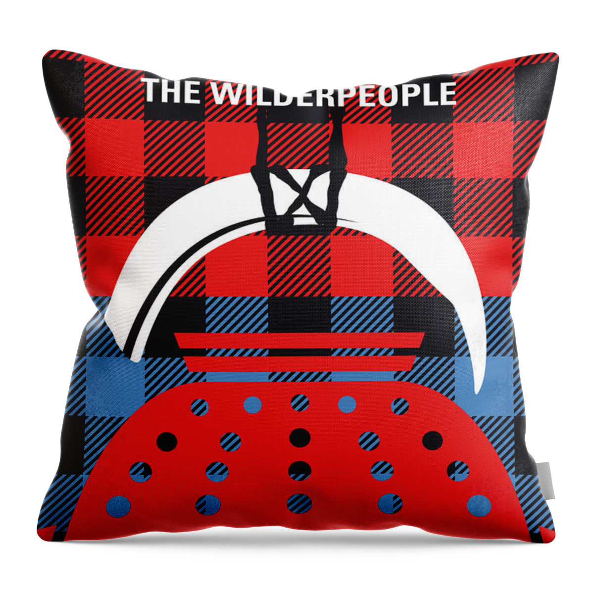Hunt For The Wilderpeople Throw Pillow featuring the digital art No1193 My Hunt For The Wilderpeople minimal movie poster by Chungkong Art