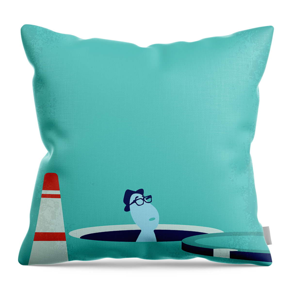 Soul Throw Pillow featuring the digital art No1249 My Soul minimal movie poster by Chungkong Art