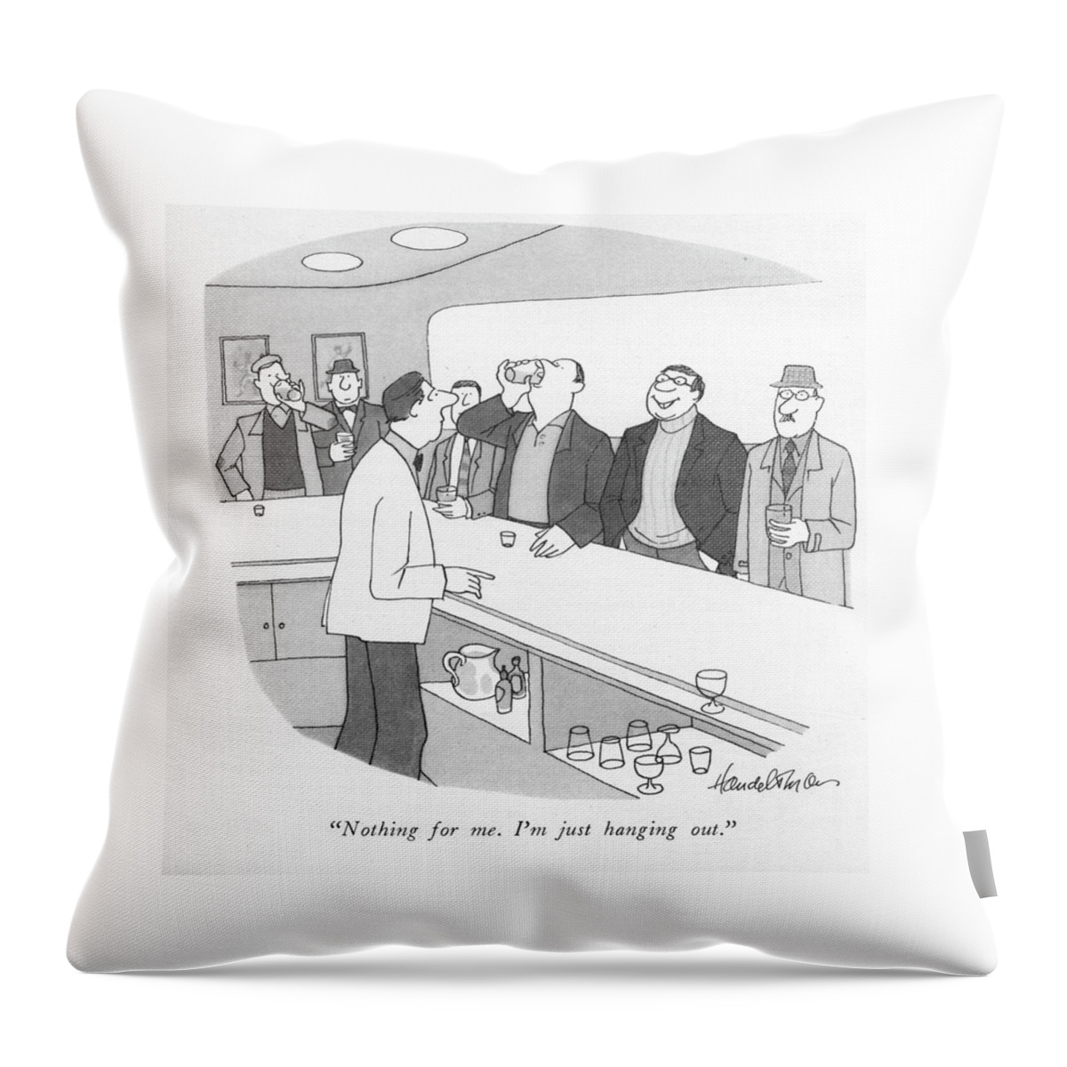 Nothing For Me Throw Pillow