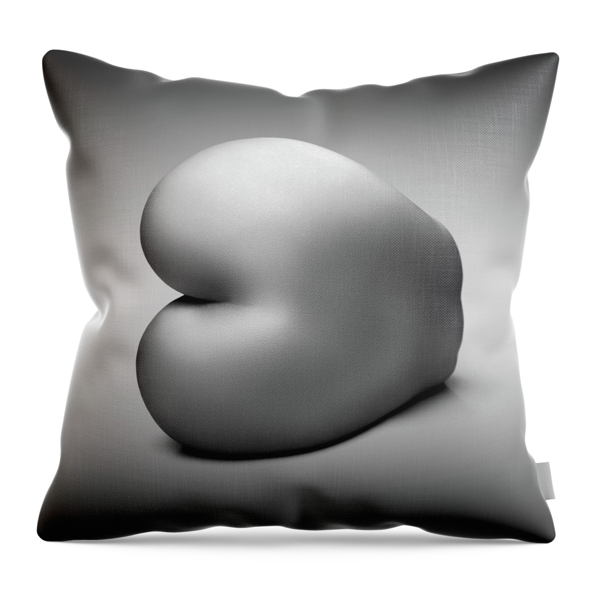 Woman Throw Pillow featuring the photograph Nude woman fine art 15 by Johan Swanepoel