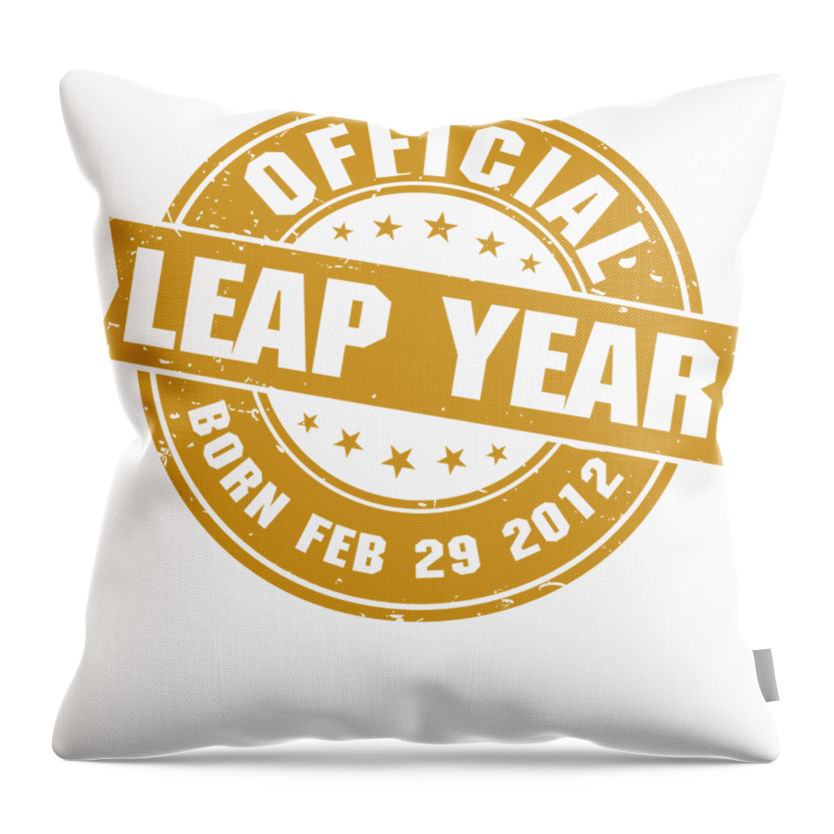 February 29th Leap Day Birthday 2012 Girls Boys Year 2012 Gift Leap Day 2/29 9Th Birthday Throw Pillow Multicolor 16x16