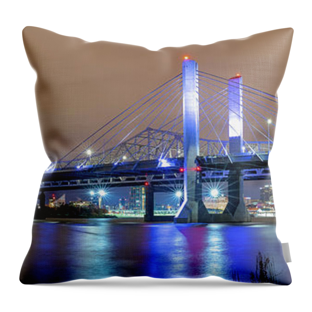 Reflection Throw Pillow featuring the photograph Ohio Reflections by Rod Best