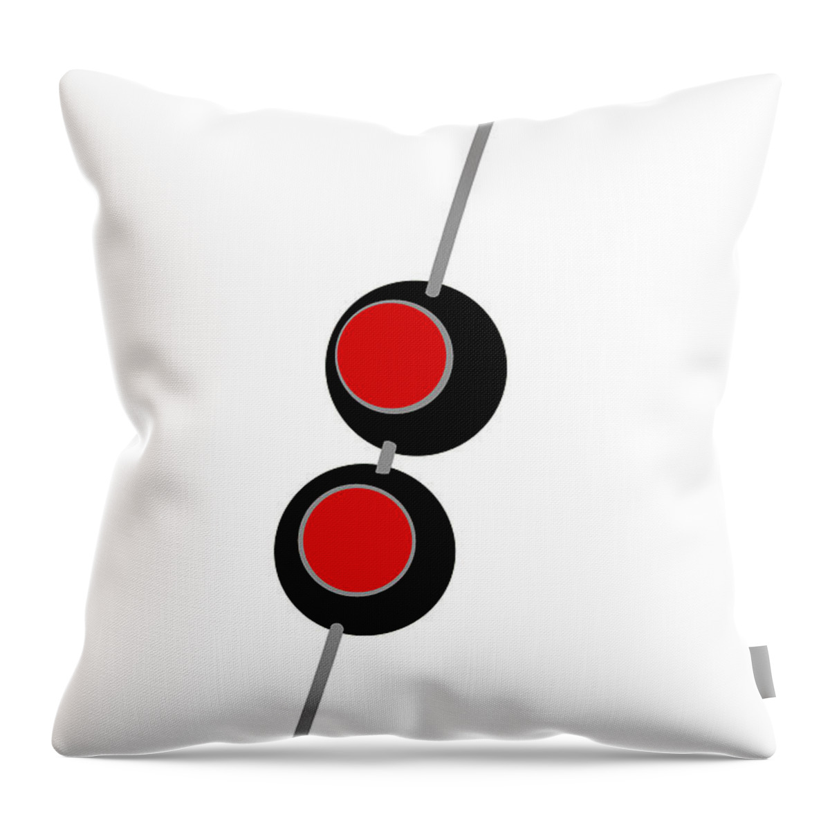 Richard Reeve Throw Pillow featuring the digital art Olives 2 by Richard Reeve