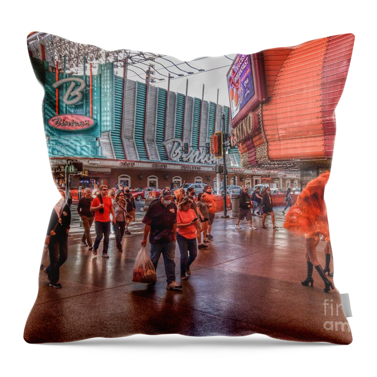  Throw Pillow featuring the photograph Orange In Style by Rodney Lee Williams