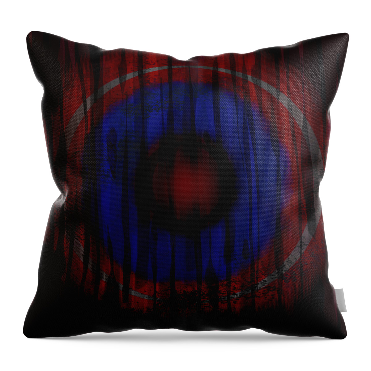 Orbital Throw Pillow featuring the digital art Orbital by Creative Spirit