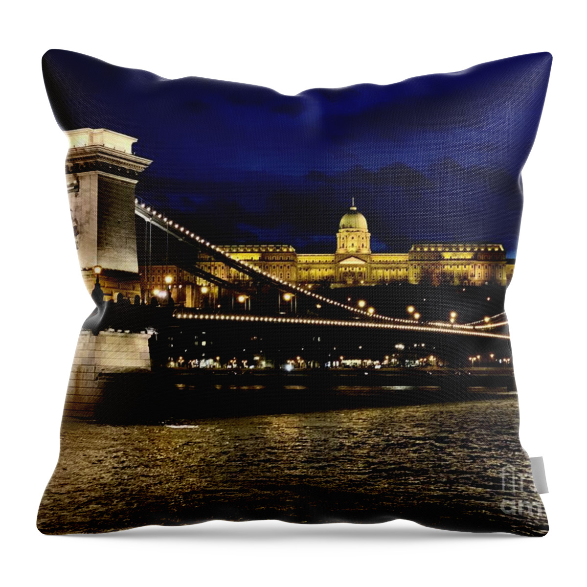  Throw Pillow featuring the photograph Palace by Dennis Richardson