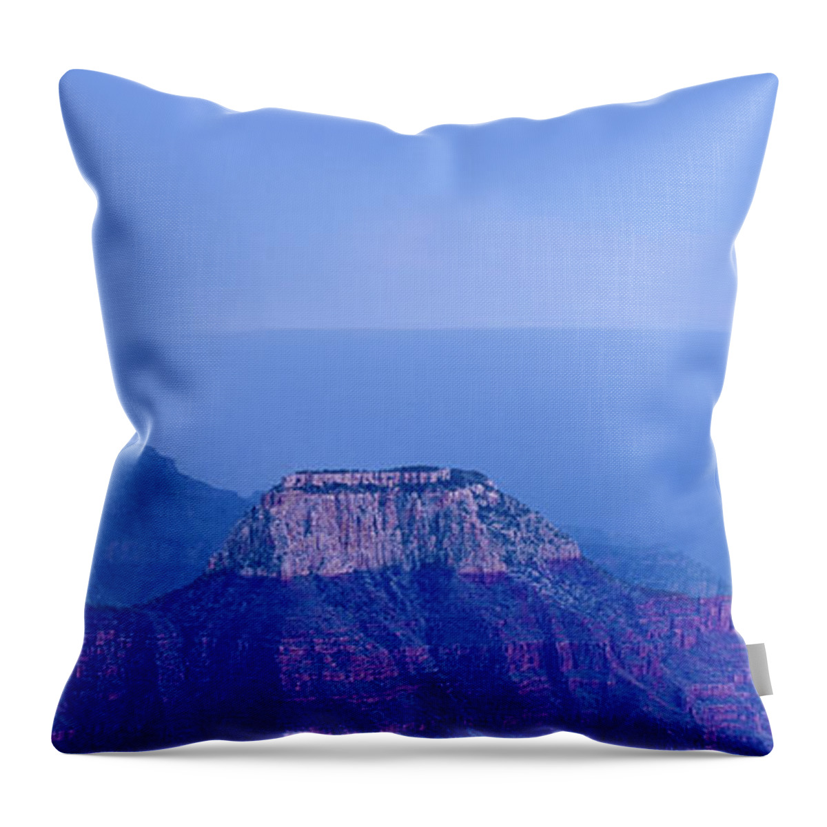 Dave Welling Throw Pillow featuring the photograph Panorama Lightning Strike North Rim Grand Canyon Np Ar by Dave Welling
