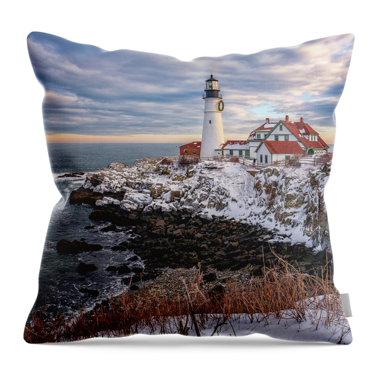 Architecture Throw Pillow featuring the photograph PHL by Jeff Sinon