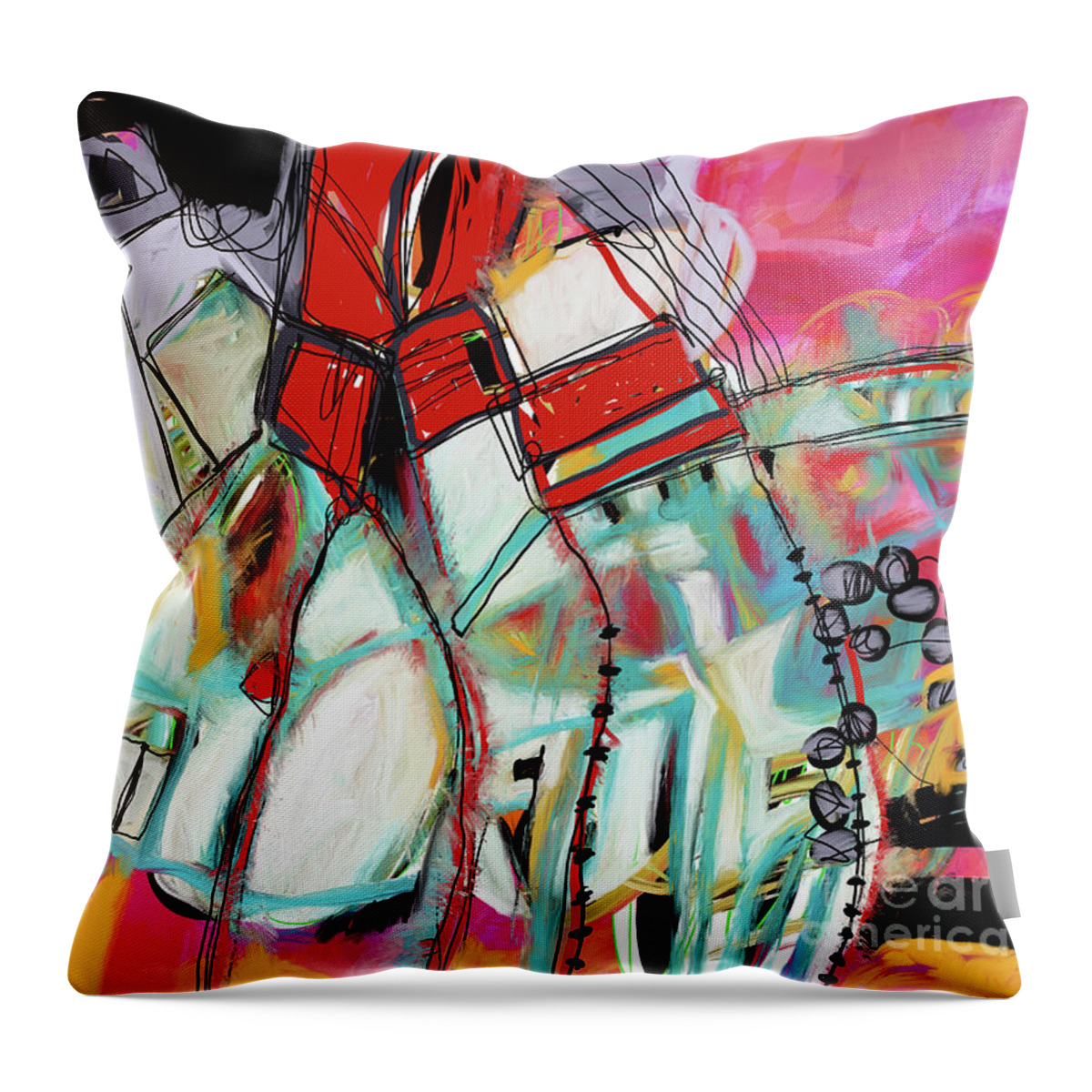 Power Throw Pillow featuring the digital art Power to the City by Robin Valenzuela