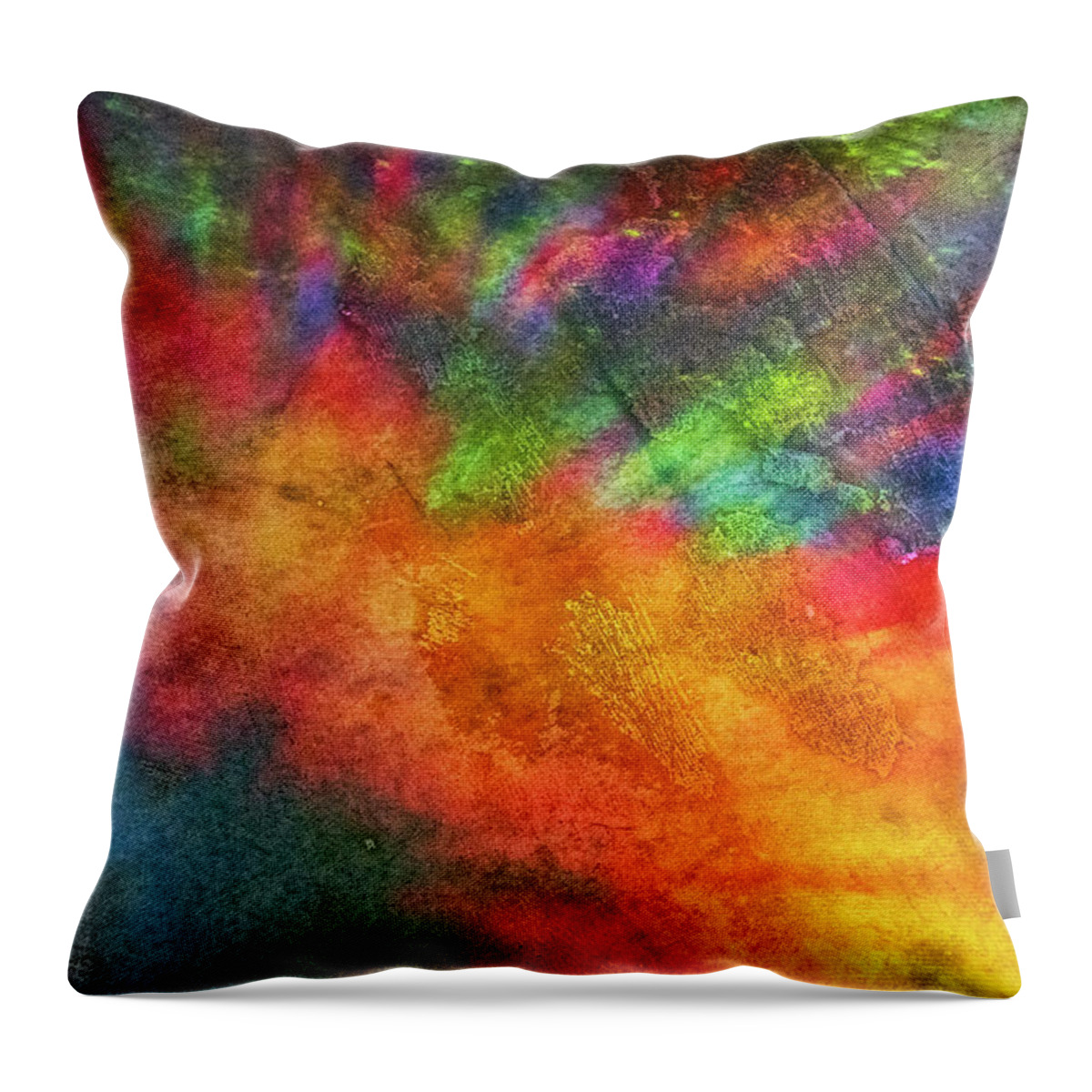 Greensboro Science Center Throw Pillow featuring the photograph Rainbow Light by Melissa Southern