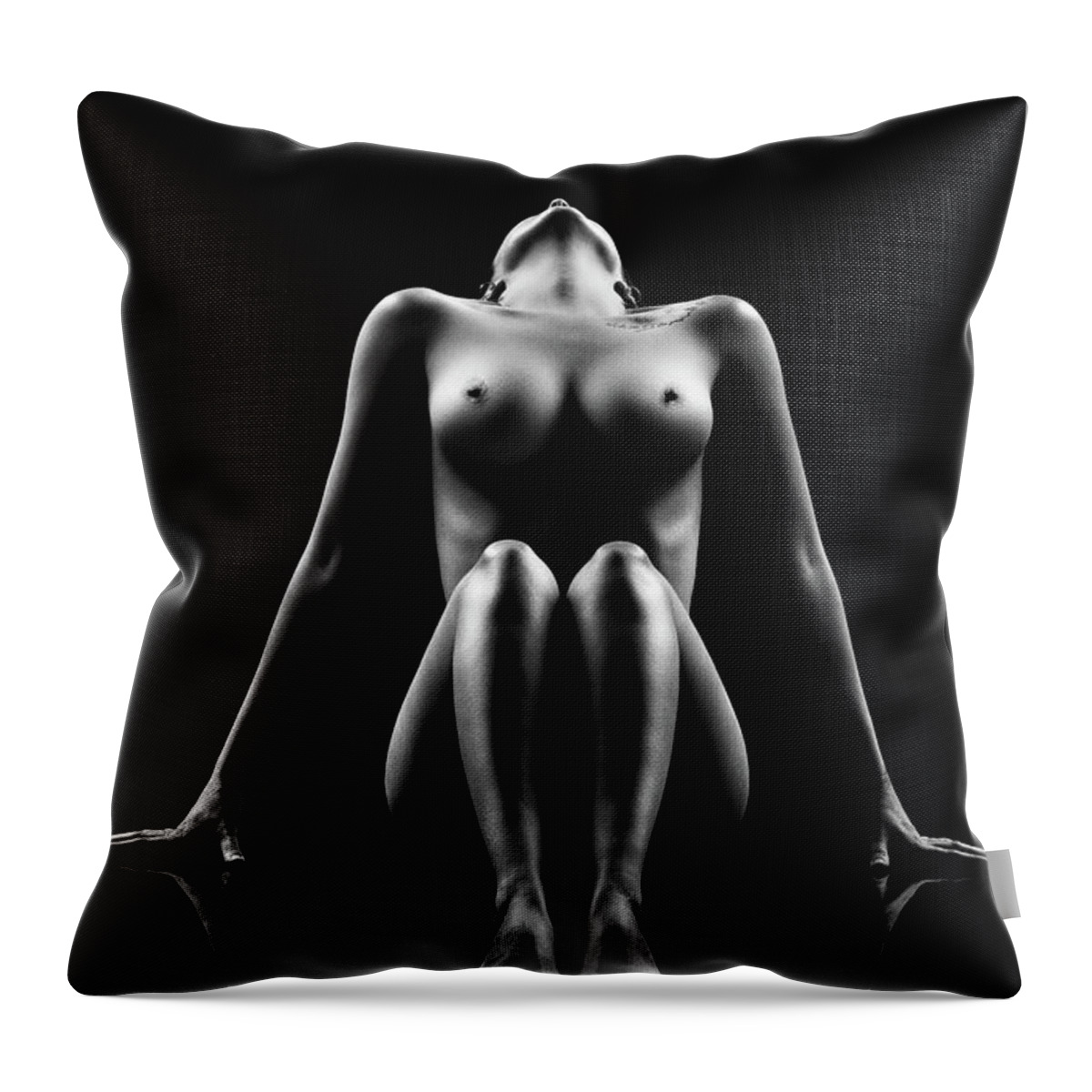 Woman Throw Pillow featuring the photograph Reflections of D'Nell 1 by Johan Swanepoel