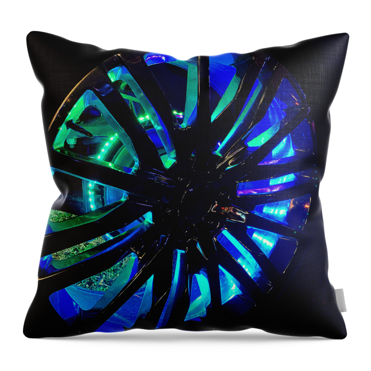 Car Throw Pillow featuring the photograph Rim 1 by Lee Darnell