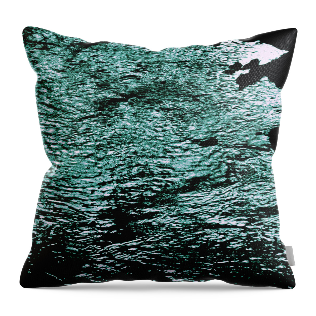 Ripples Throw Pillow featuring the photograph Ripples in the Stream at Twilight by Christopher Reed