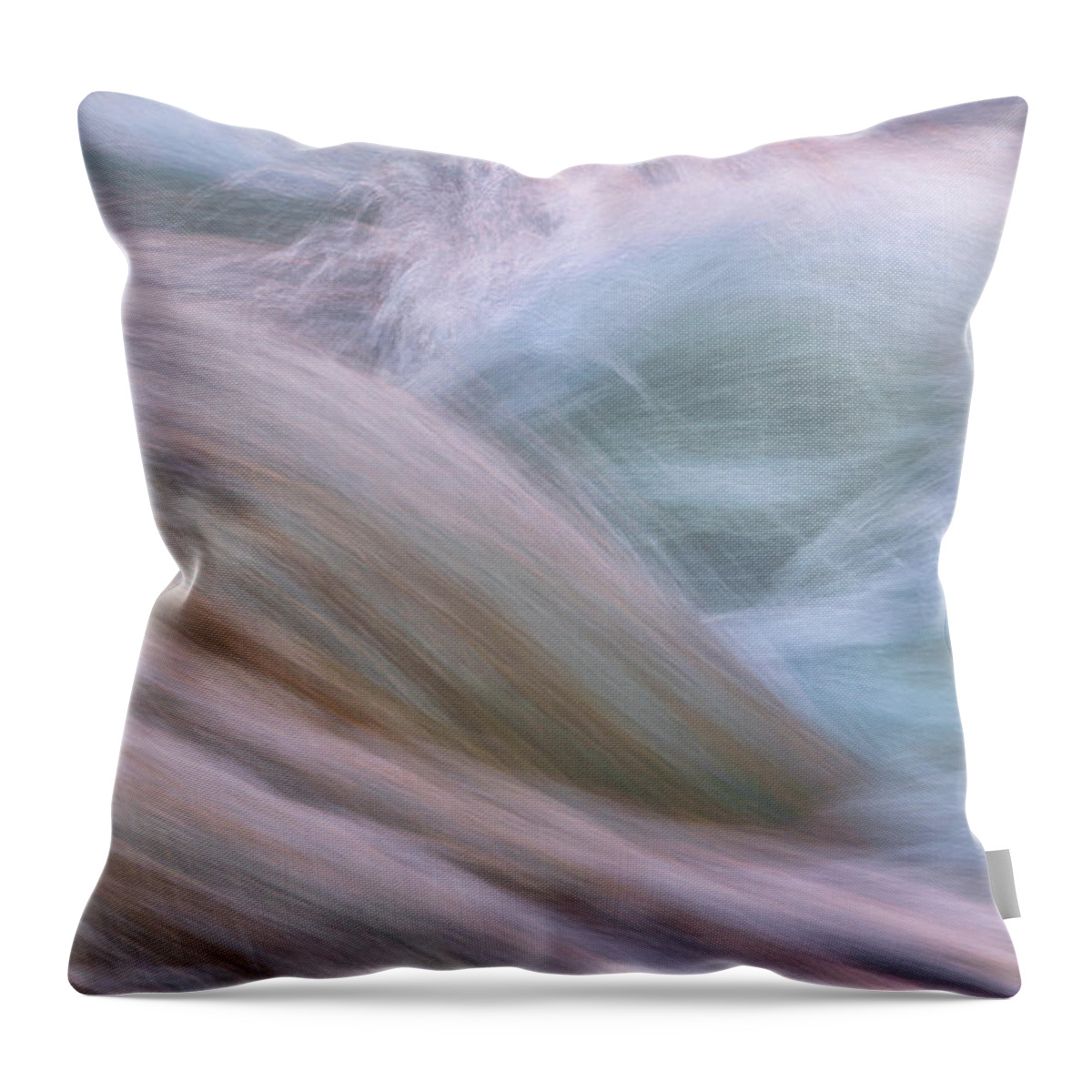 Water Throw Pillow featuring the photograph River Rush by Darren White