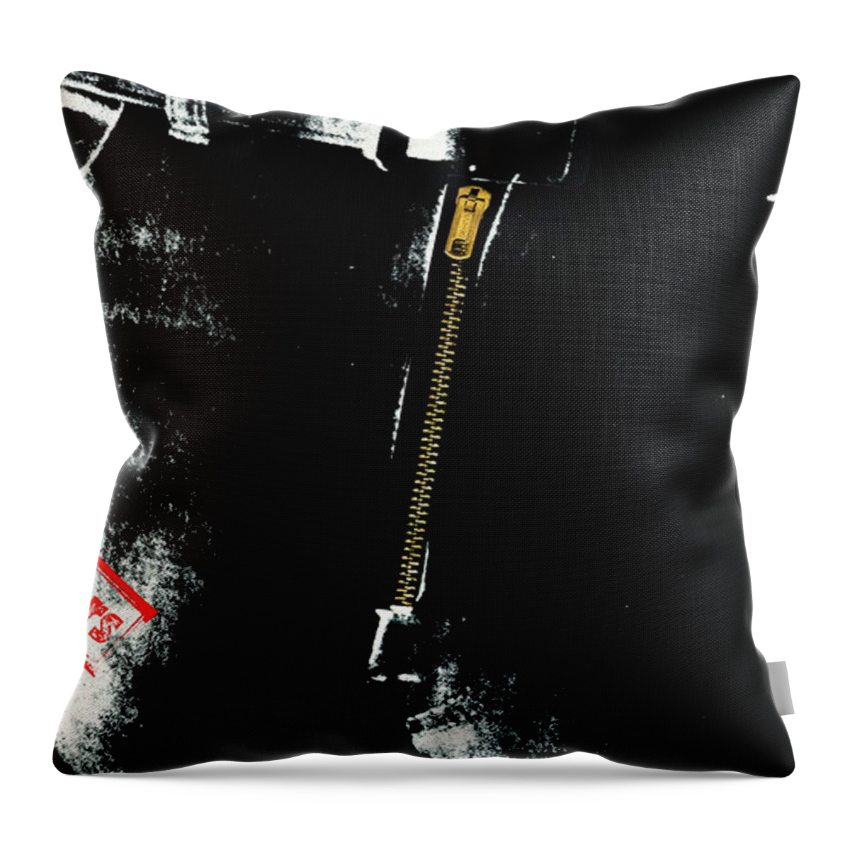 Rolling Stones Throw Pillow featuring the photograph Rolling Stones Sticky Fingers by Action