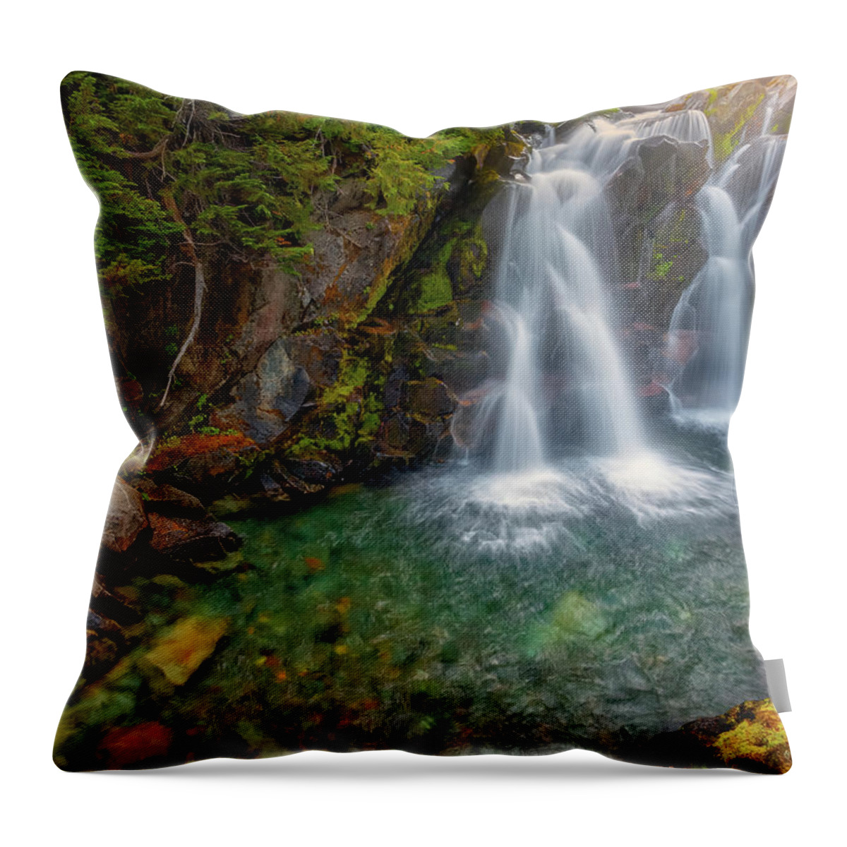 Washington State Throw Pillow featuring the photograph Rubies in the Sun by Darren White