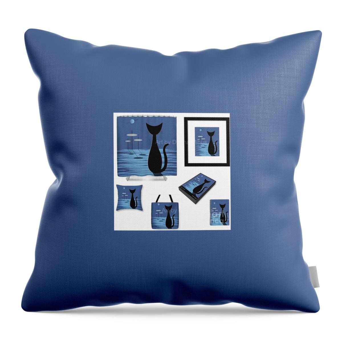 Throw Pillow featuring the digital art Sample by Donna Mibus