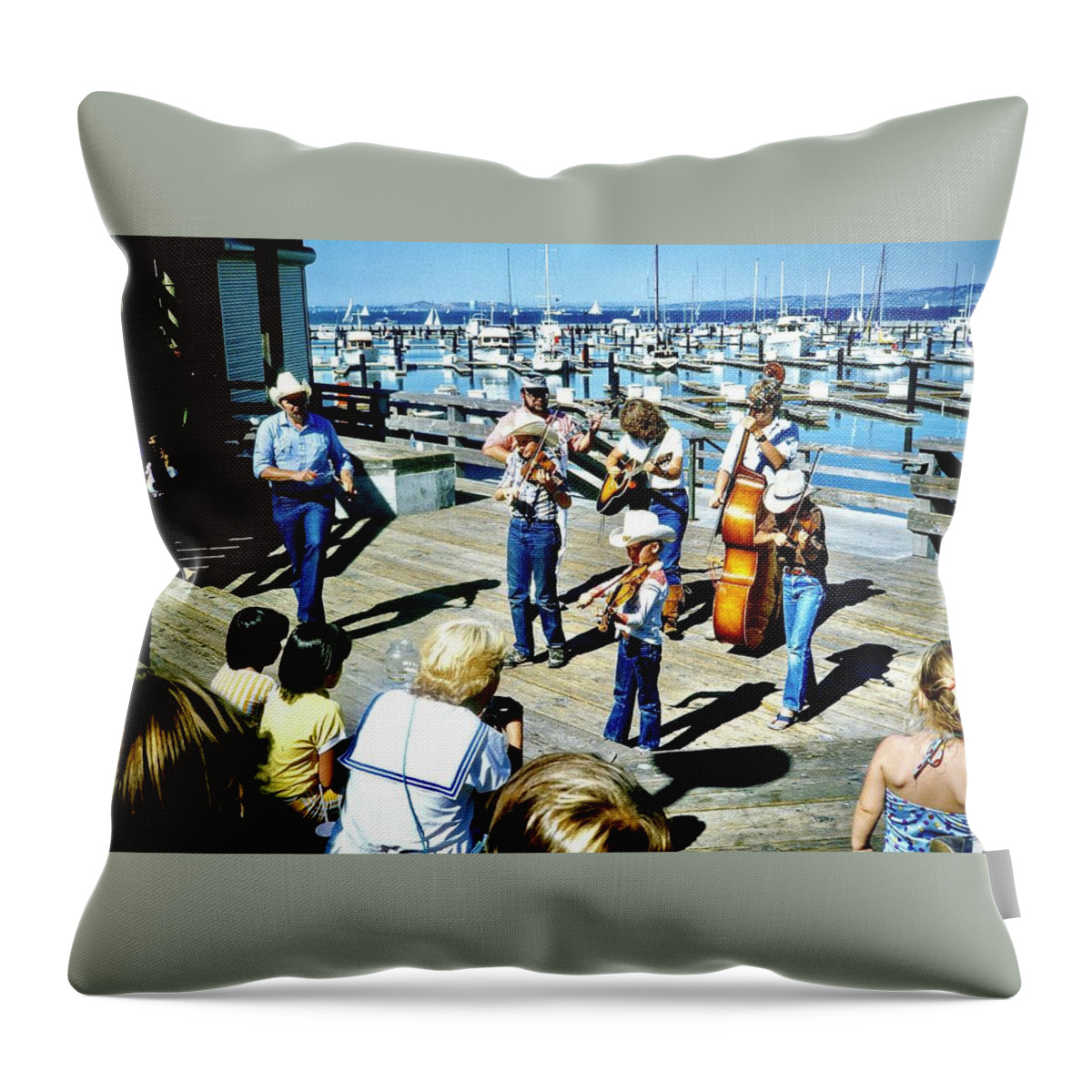  Throw Pillow featuring the photograph San Francisco Pier 39 by Gordon James