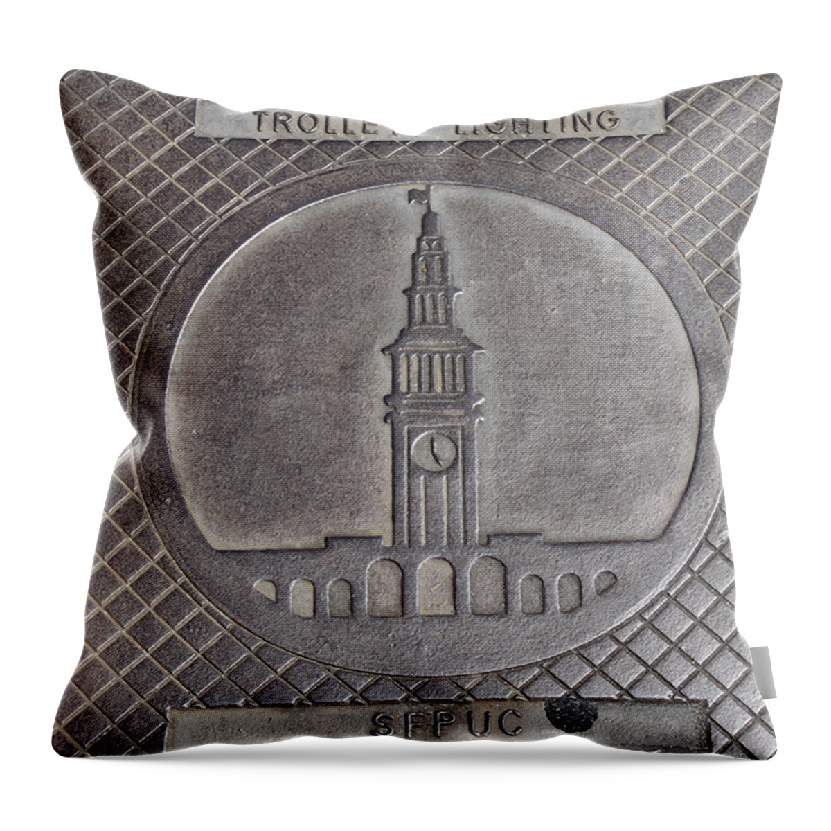 Photograph Throw Pillow featuring the photograph San Francisco Trolley by Richard Wetterauer