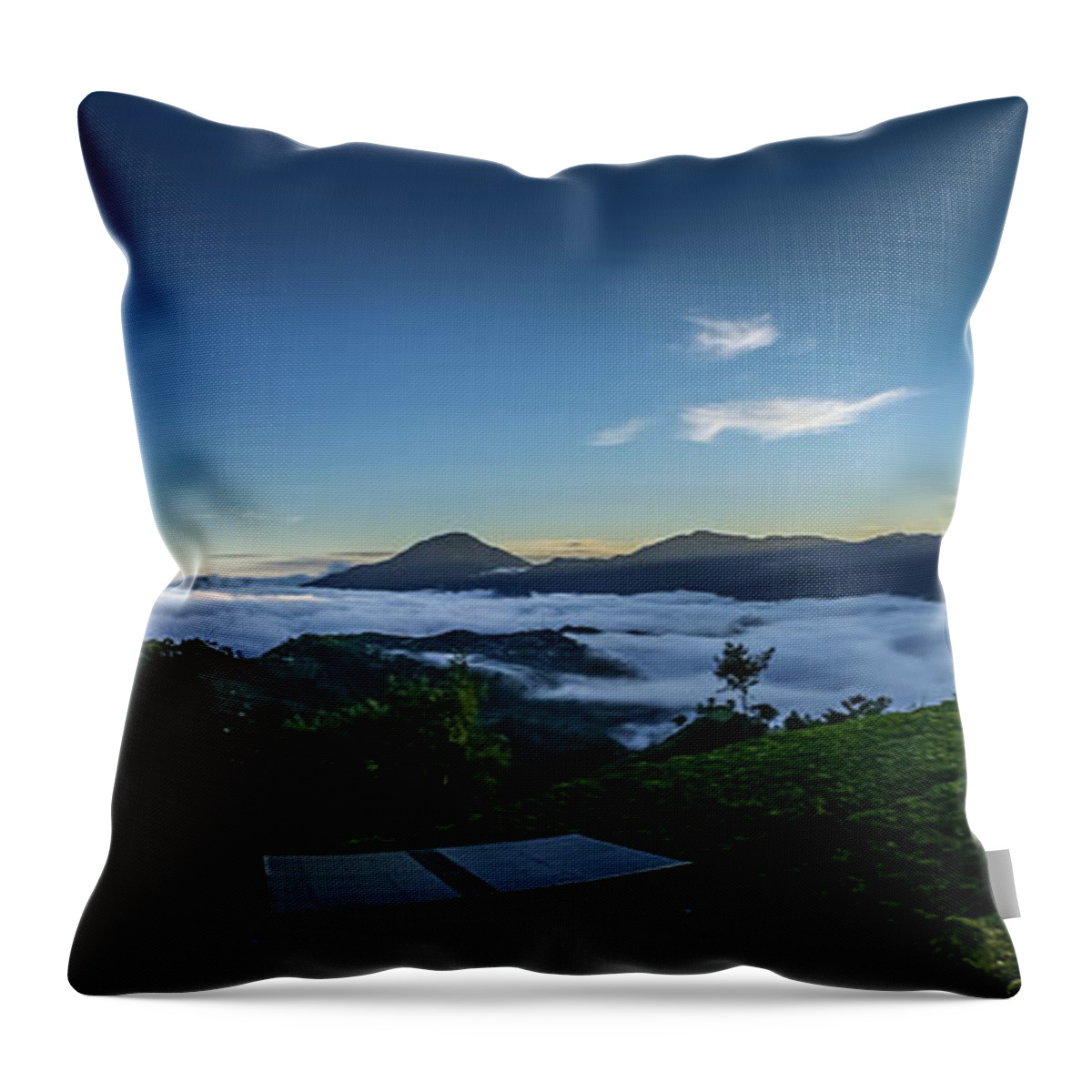 Apo Throw Pillow featuring the photograph Sea of Clouds in Mountain Province by Arj Munoz