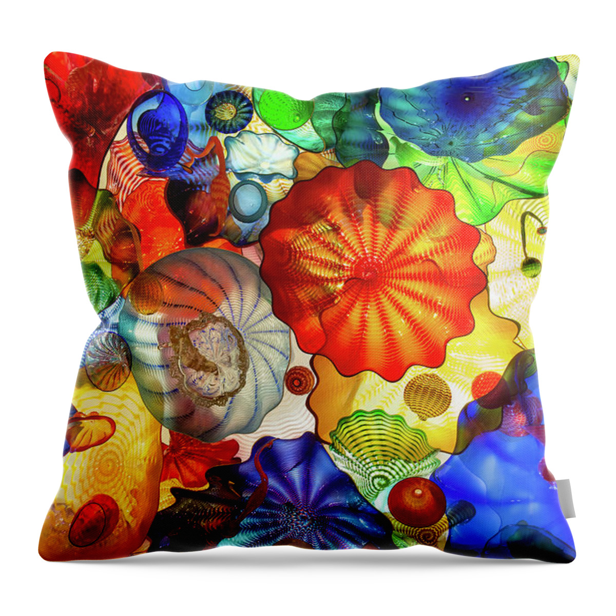 Glass Throw Pillow featuring the photograph Sea of Glass by Quin DeVarona