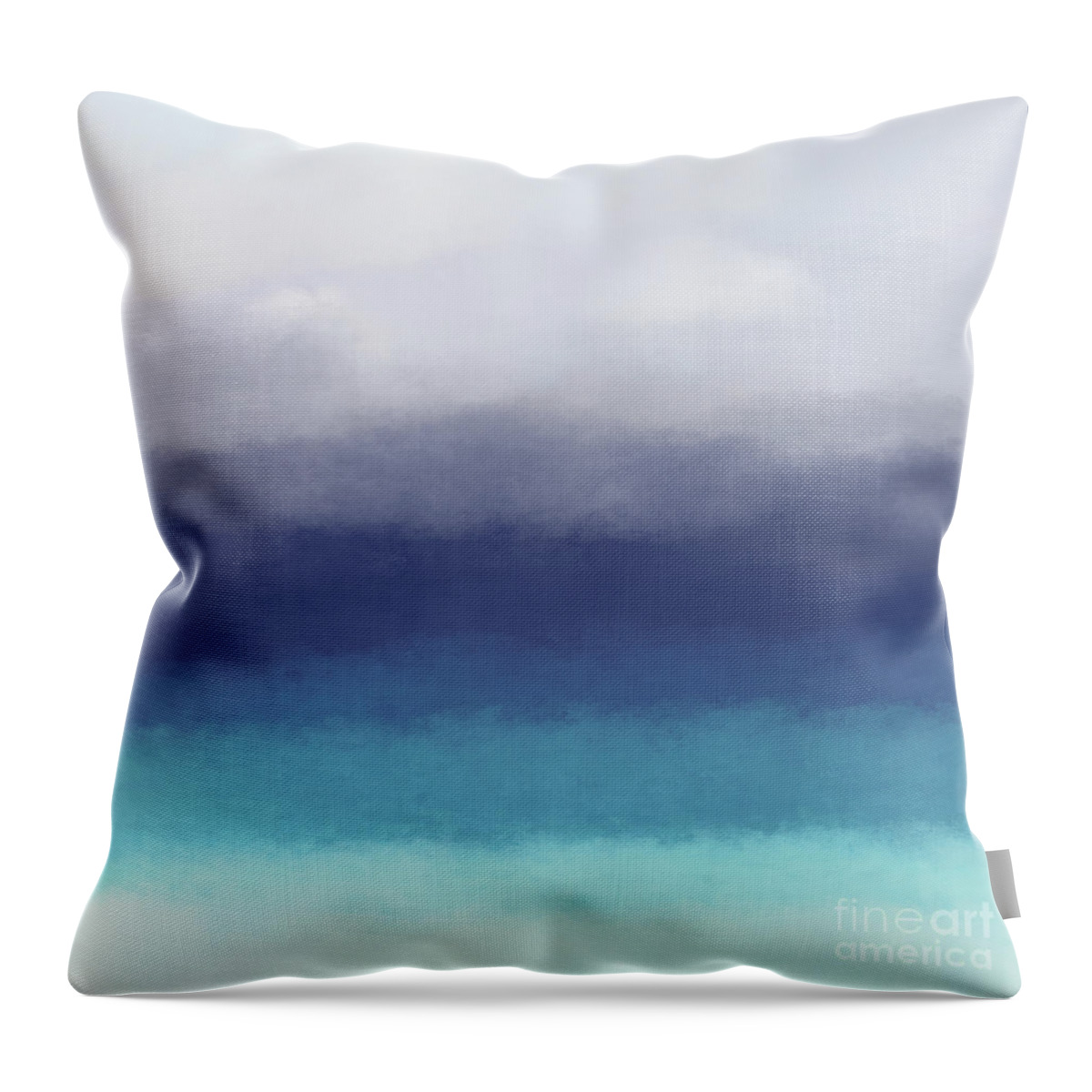 Ocean Throw Pillow featuring the digital art Sea View 280 by Lucie Dumas