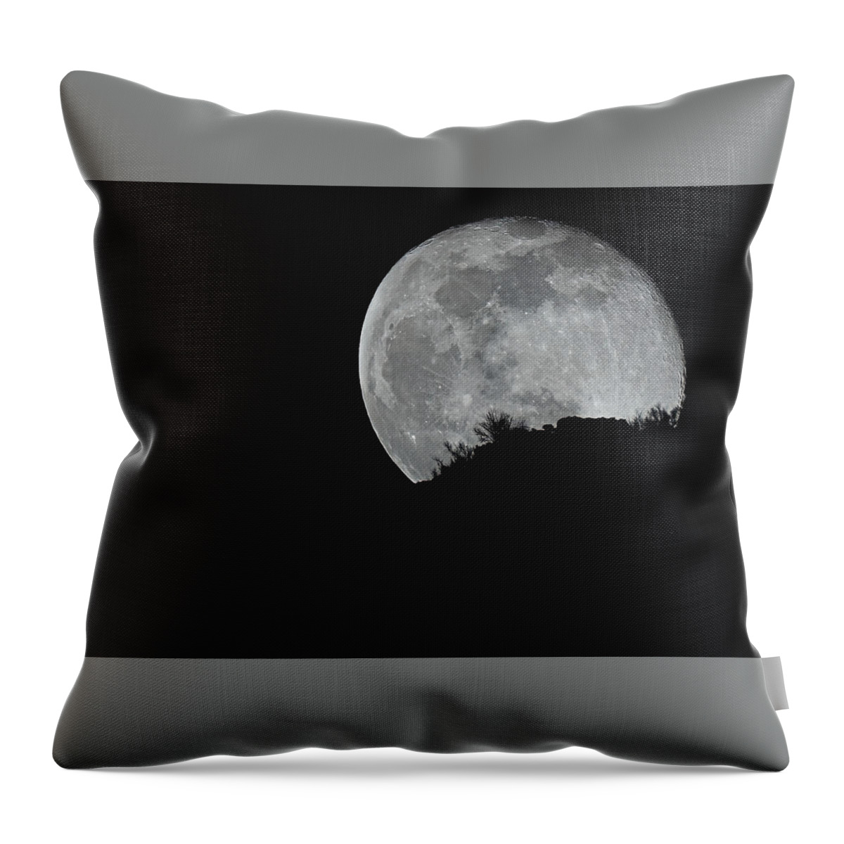  Throw Pillow featuring the photograph Sedona Moonrise by Al Judge