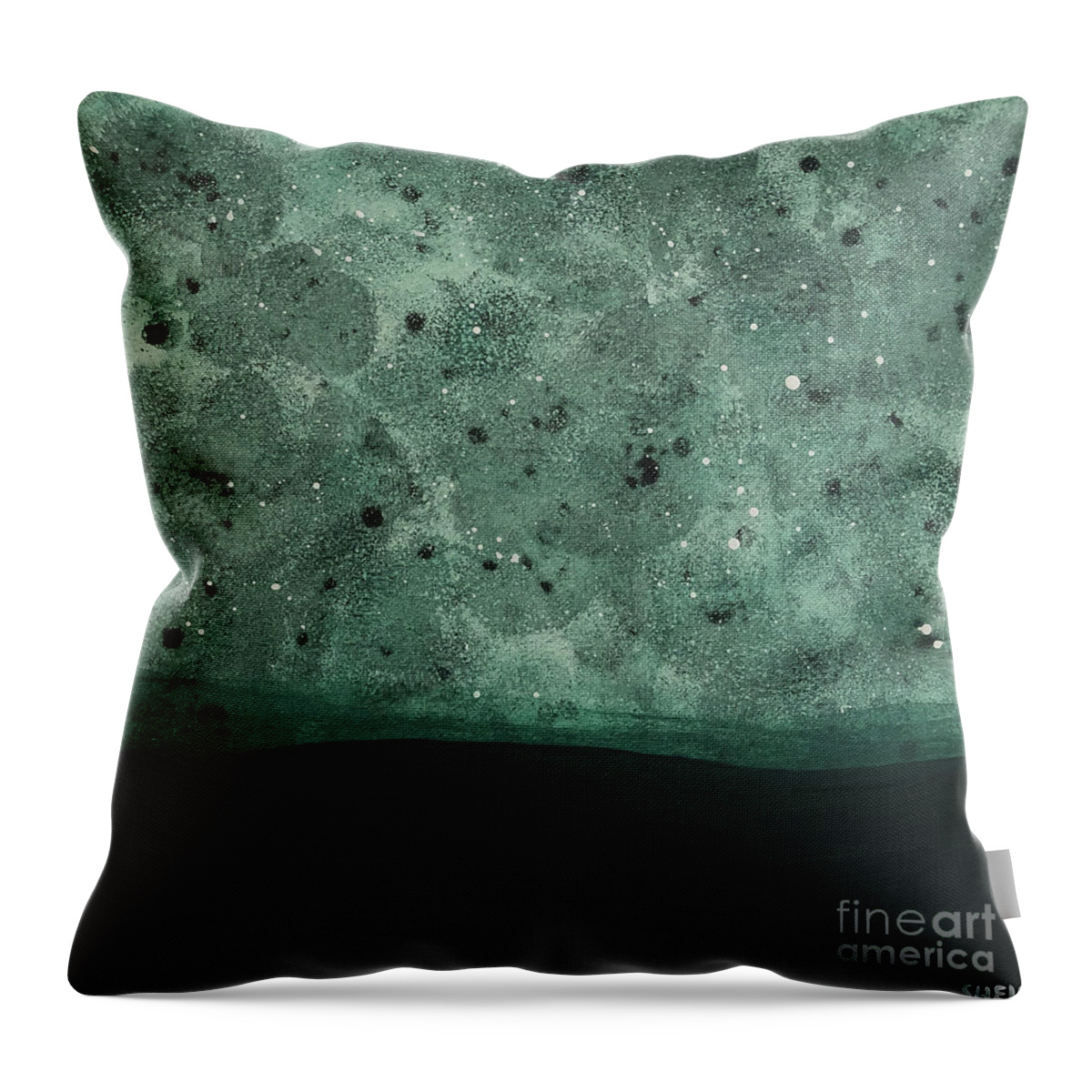 Seed Throw Pillow featuring the painting Seed by Amanda Sheil