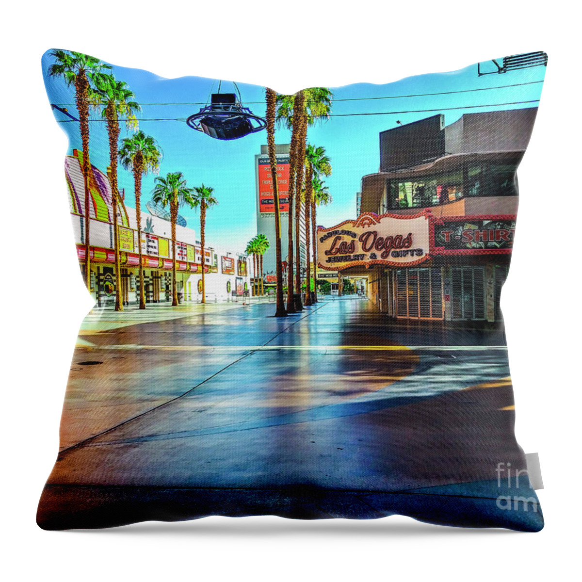  Throw Pillow featuring the photograph Send a Postcard by Rodney Lee Williams