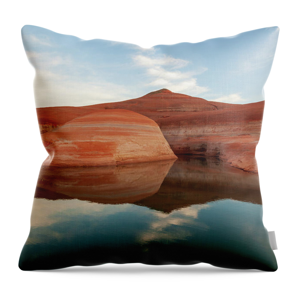 2019 Throw Pillow featuring the photograph Simple Powell Reflection by Bradley Morris