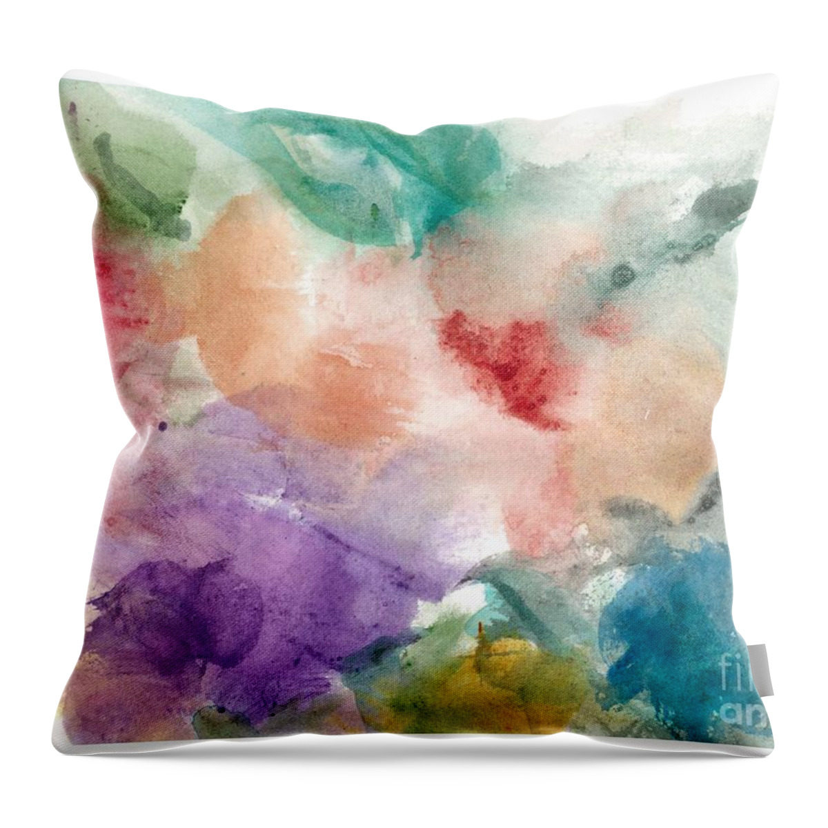 Water Throw Pillow featuring the painting Sky by Loretta Coca