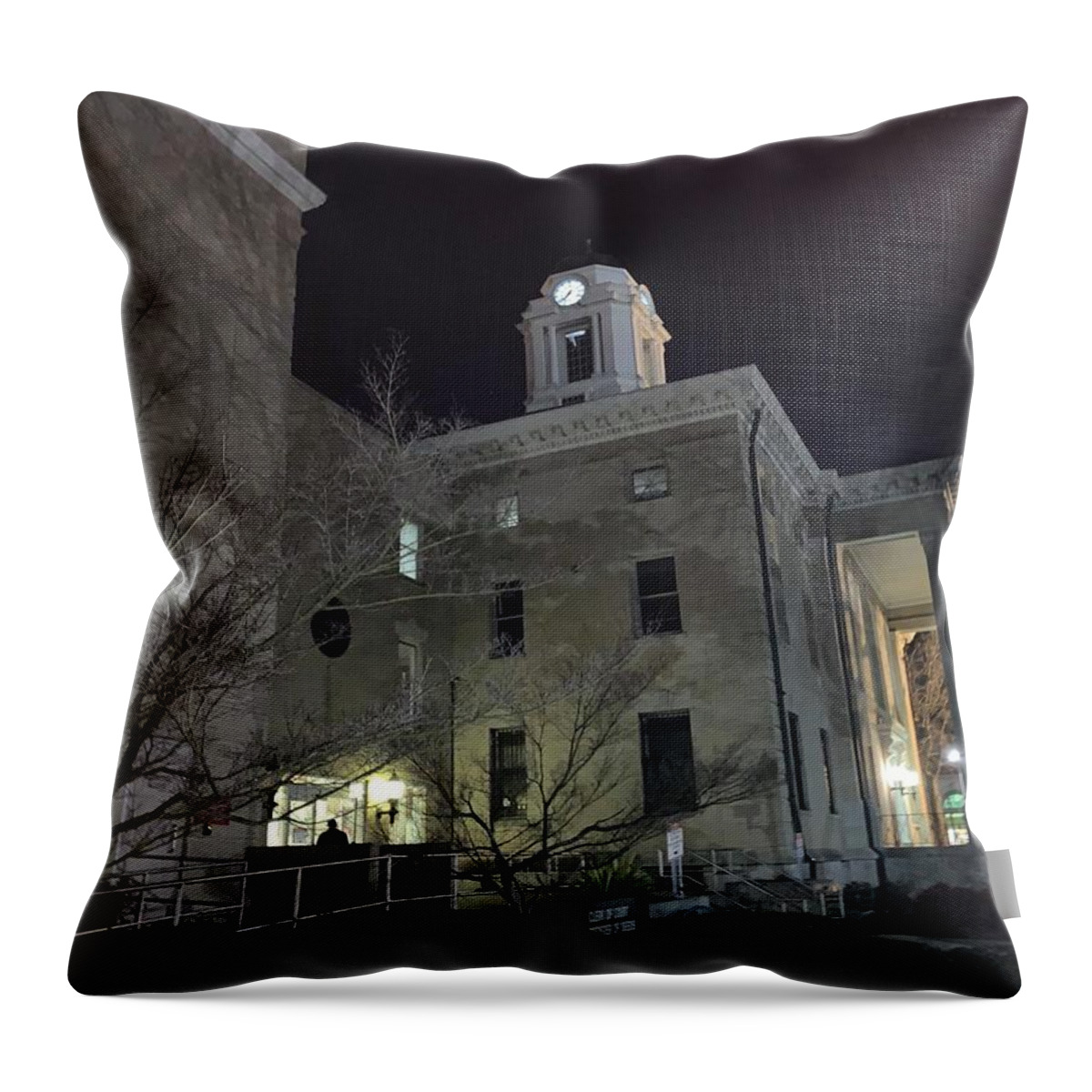 Court Throw Pillow featuring the photograph Small Town Justice by Lee Darnell