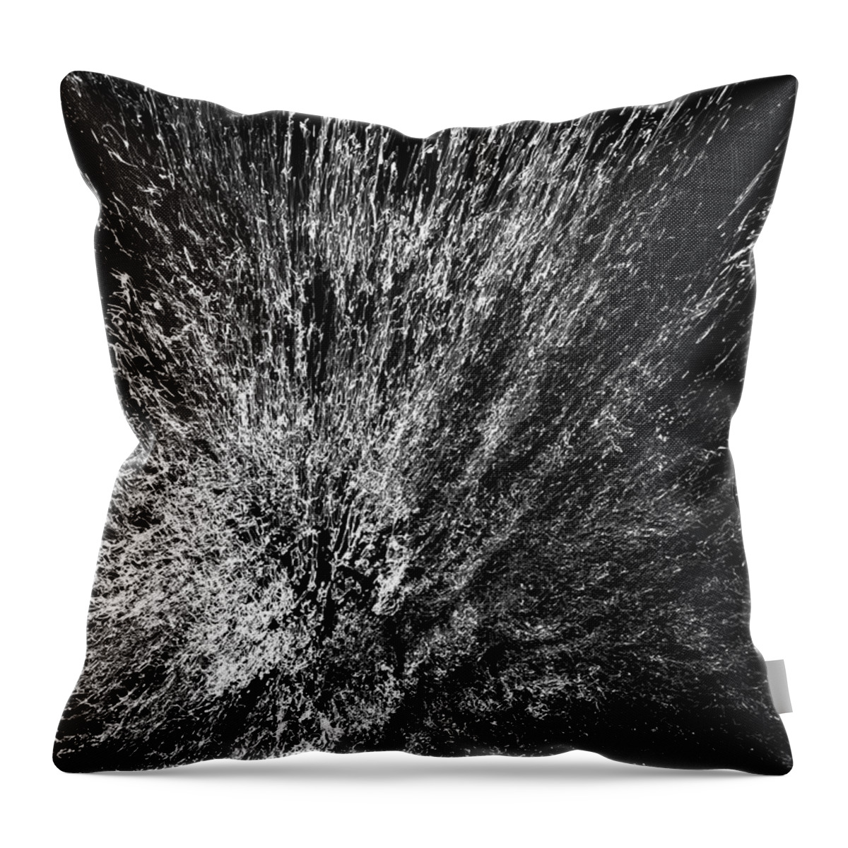Water Throw Pillow featuring the photograph Splash by Hans Partes